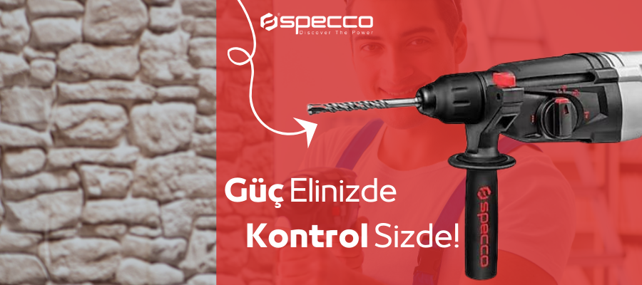 Specco Kırıcı Delici Pnömatik Matkap 850W 3J